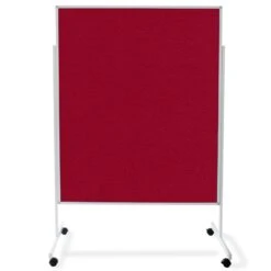 Filz-Moderationstafel | Einteilig | Mit Rollen | 150x120 Cm 30 Filz-Moderationstafel | Einteilig | Mit Rollen | 150x120 Cm -Floordirekt filz moderationstafel einteilig mit rollen 150x120 cm 3 farben 998722