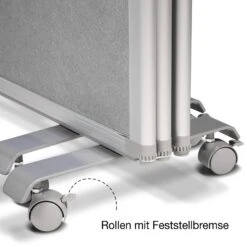 Filz-Stellwand | Trennwand 3-teilig | Mit Rollen | Doppelseitig Nutzbar 23 Filz-Stellwand | Trennwand 3-teilig | Mit Rollen | Doppelseitig Nutzbar -Floordirekt filz stellwand trennwand 3 teilig mit rollen 2 farben 2 grossen 350475
