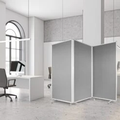 Filz-Stellwand | Trennwand 3-teilig | Mit Rollen | Doppelseitig Nutzbar 18 Filz-Stellwand | Trennwand 3-teilig | Mit Rollen | Doppelseitig Nutzbar -Floordirekt filz stellwand trennwand 3 teilig mit rollen 2 farben 2 grossen 398008