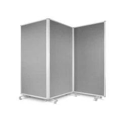 Filz-Stellwand | Trennwand 3-teilig | Mit Rollen | Doppelseitig Nutzbar 20 Filz-Stellwand | Trennwand 3-teilig | Mit Rollen | Doppelseitig Nutzbar -Floordirekt filz stellwand trennwand 3 teilig mit rollen 2 farben 2 grossen 730288