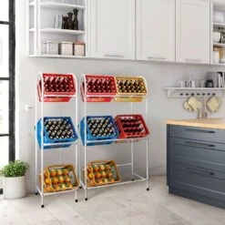 Flaschenkastenständer | Weiß | In Zwei Ausführungen Erhältlich