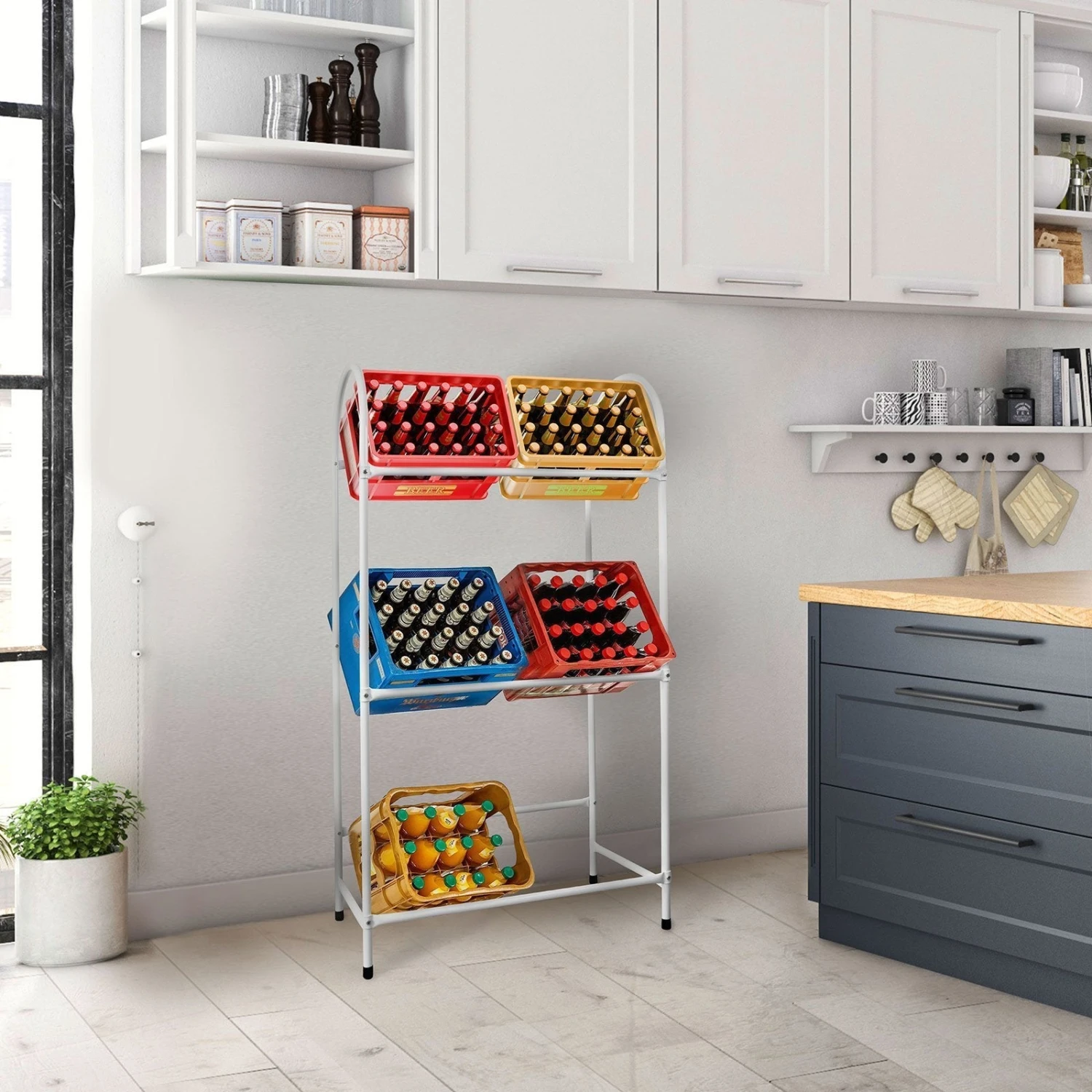 Flaschenkastenständer | Weiß | In Zwei Ausführungen Erhältlich 12 Flaschenkastenständer | Weiß | In Zwei Ausführungen Erhältlich – Bild 10