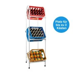 Flaschenkastenständer | Weiß | In Zwei Ausführungen Erhältlich 16 Flaschenkastenständer | Weiß | In Zwei Ausführungen Erhältlich -Floordirekt flaschenkastenstander weiss in zwei ausfuhrungen erhaltlich 602561