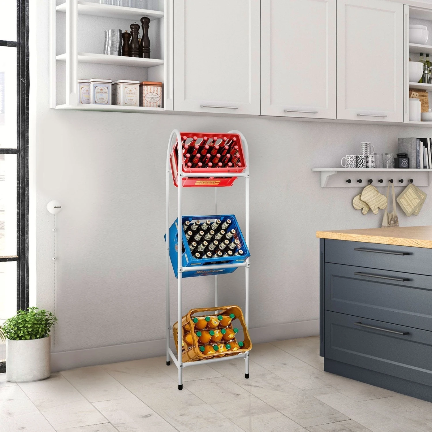 Flaschenkastenständer | Weiß | In Zwei Ausführungen Erhältlich 8 Flaschenkastenständer | Weiß | In Zwei Ausführungen Erhältlich – Bild 6