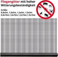 Fliegengitter Für Fenster & Türen | Insektenschutz -Floordirekt fliegengitter verschiedene breiten langen 590666
