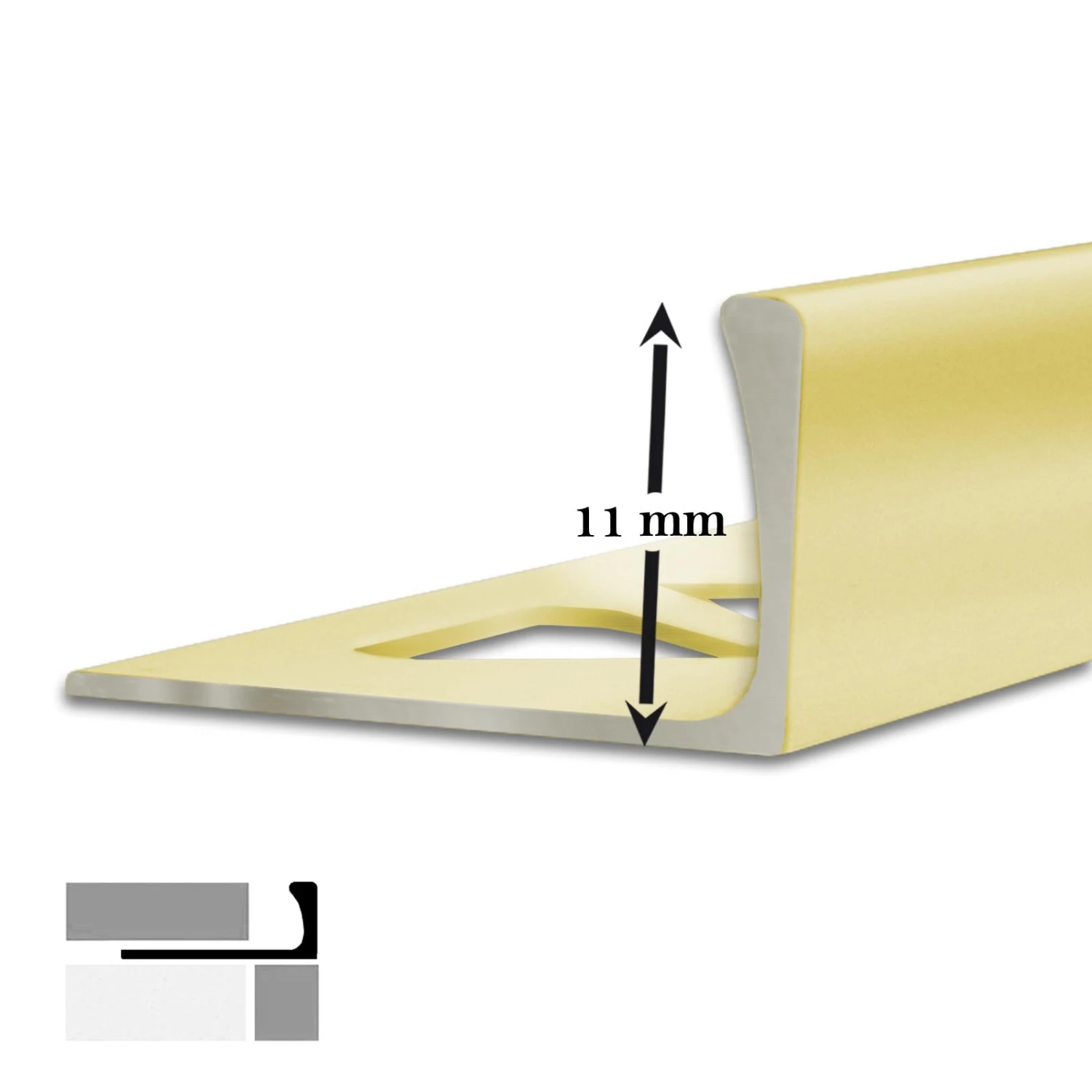 Fliesenprofile In L-Form | Fliesenschiene Zum Schutz Für Fliesenkanten | 5 Stück à 2,5 M 19 Fliesenprofile In L-Form | Fliesenschiene Zum Schutz Für Fliesenkanten | 5 Stück à 2,5 M – Bild 17