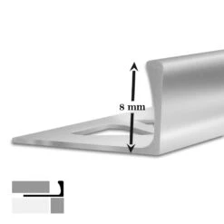 Fliesenprofile In L-Form | Fliesenschiene Zum Schutz Für Fliesenkanten | 5 Stück à 2,5 M 34 Fliesenprofile In L-Form | Fliesenschiene Zum Schutz Für Fliesenkanten | 5 Stück à 2,5 M -Floordirekt fliesenprofile in l form 3 farben 4 starken 5 stuck a 25 m 386936