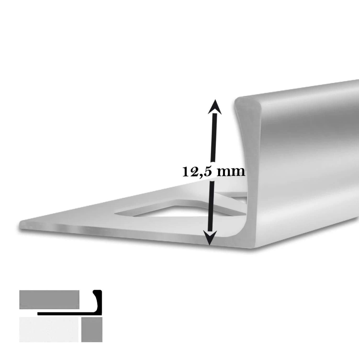 Fliesenprofile In L-Form | Fliesenschiene Zum Schutz Für Fliesenkanten | 5 Stück à 2,5 M 15 Fliesenprofile In L-Form | Fliesenschiene Zum Schutz Für Fliesenkanten | 5 Stück à 2,5 M – Bild 13