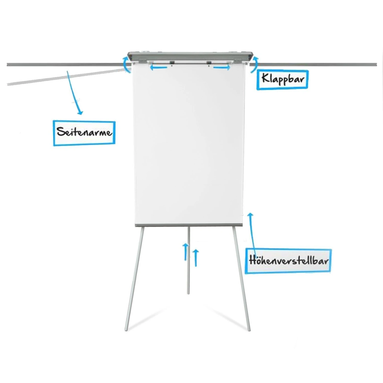 Flipchart Coyote | Dreibein-Stativ | Klappbar 3 Flipchart Coyote | Dreibein-Stativ | Klappbar