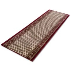 Teppich-Läufer Auf Maß | Gekettelt | Fyn Beige-rot 15 Teppich-Läufer Auf Maß | Gekettelt | Fyn Beige-rot -Floordirekt fyn beigerot 01