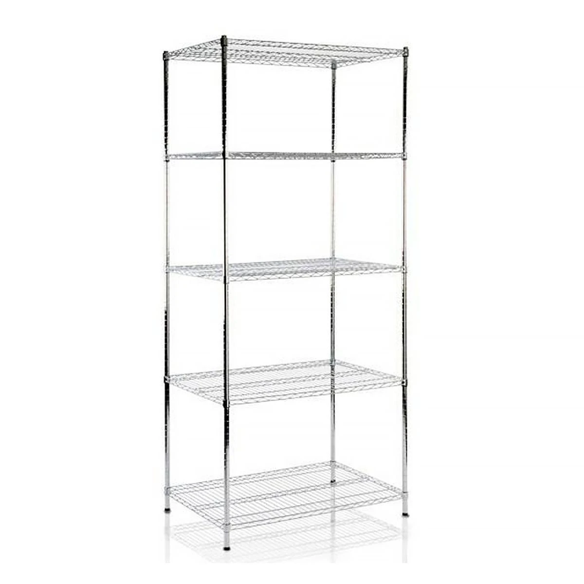 Gitterregal Himalaya | Verchromt | 4 / 5 Böden | Individuell Einsetzbar 5 Gitterregal Himalaya | Verchromt | 4 / 5 Böden | Individuell Einsetzbar – Bild 3