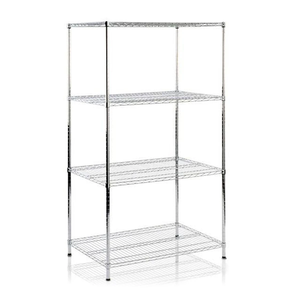 Gitterregal Himalaya | Verchromt | 4 / 5 Böden | Individuell Einsetzbar 6 Gitterregal Himalaya | Verchromt | 4 / 5 Böden | Individuell Einsetzbar – Bild 4