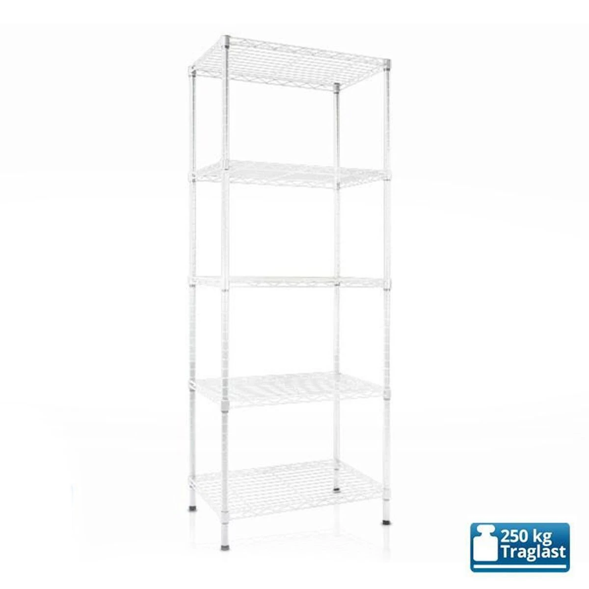 Gitterregal Rocky | 4 / 5 Böden | Weiß / Schwarz 11 Gitterregal Rocky | 4 / 5 Böden | Weiß / Schwarz – Bild 9