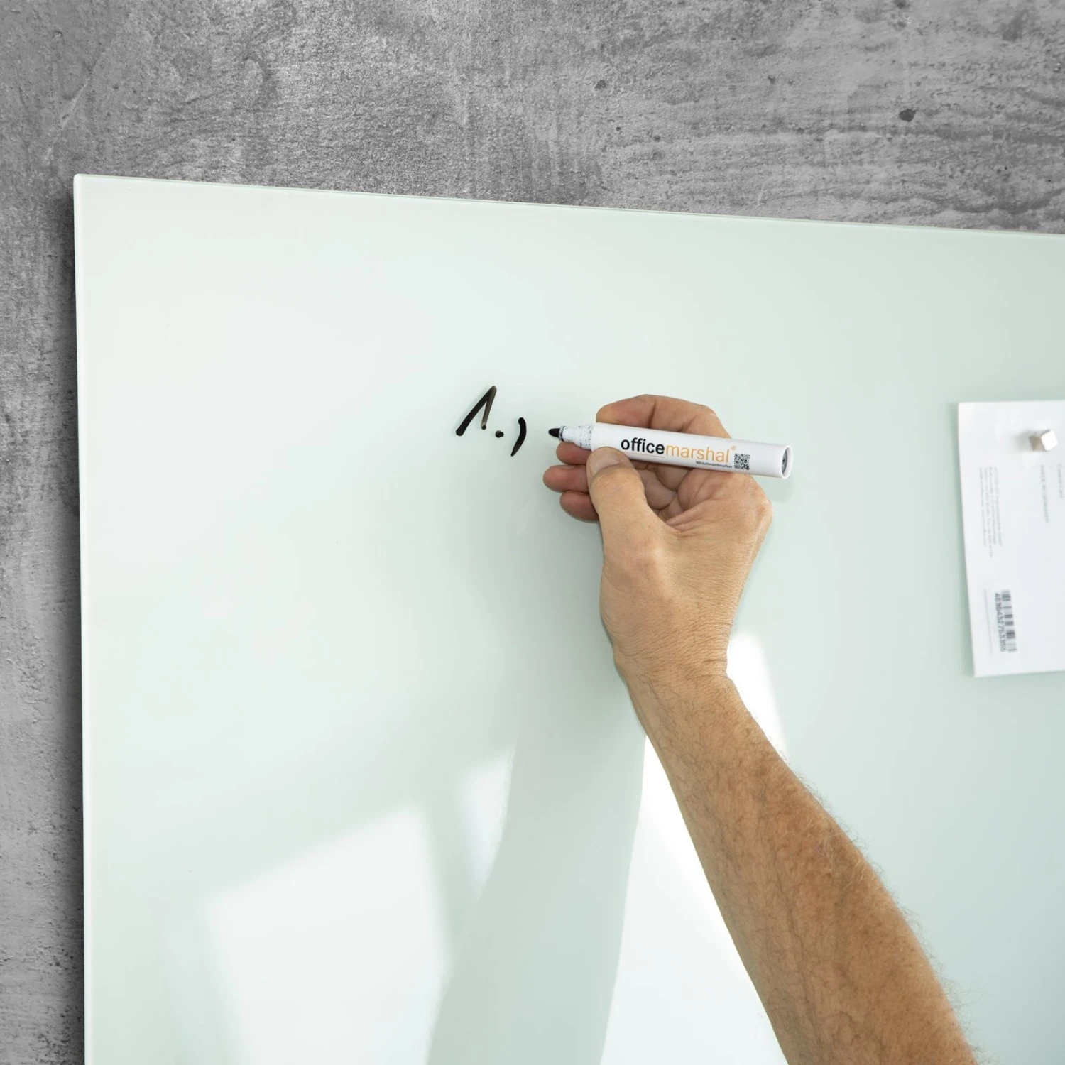 Glas-Whiteboard | Sicherheitsglas | Rahmenlos | Für Zuhause Oder Im Büro 6 Glas-Whiteboard | Sicherheitsglas | Rahmenlos | Für Zuhause Oder Im Büro – Bild 4