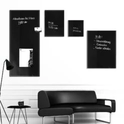 Glasboard | Magnettafel Für Zuhause Oder Im Büro | Sicherheitsglas -Floordirekt glasboard magnettafel 2 grossen 3 farben 772882