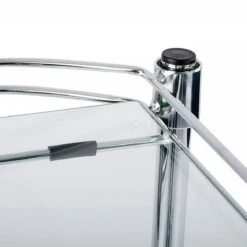 Glasregal Luna | Regal Mit 4 Ebenen Und Rollen 9 Glasregal Luna | Regal Mit 4 Ebenen Und Rollen -Floordirekt glasregal luna 4 ebenen mit rollen 257146