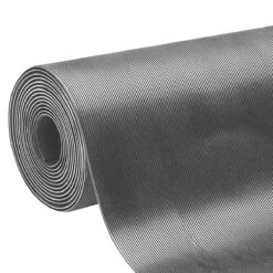 Gummiläufer | Grau | Fein Gerippt | Stärke: 3 Mm 9 Gummiläufer | Grau | Fein Gerippt | Stärke: 3 Mm -Floordirekt gummilaufer grau fein gerippt starke 3 mm 878020