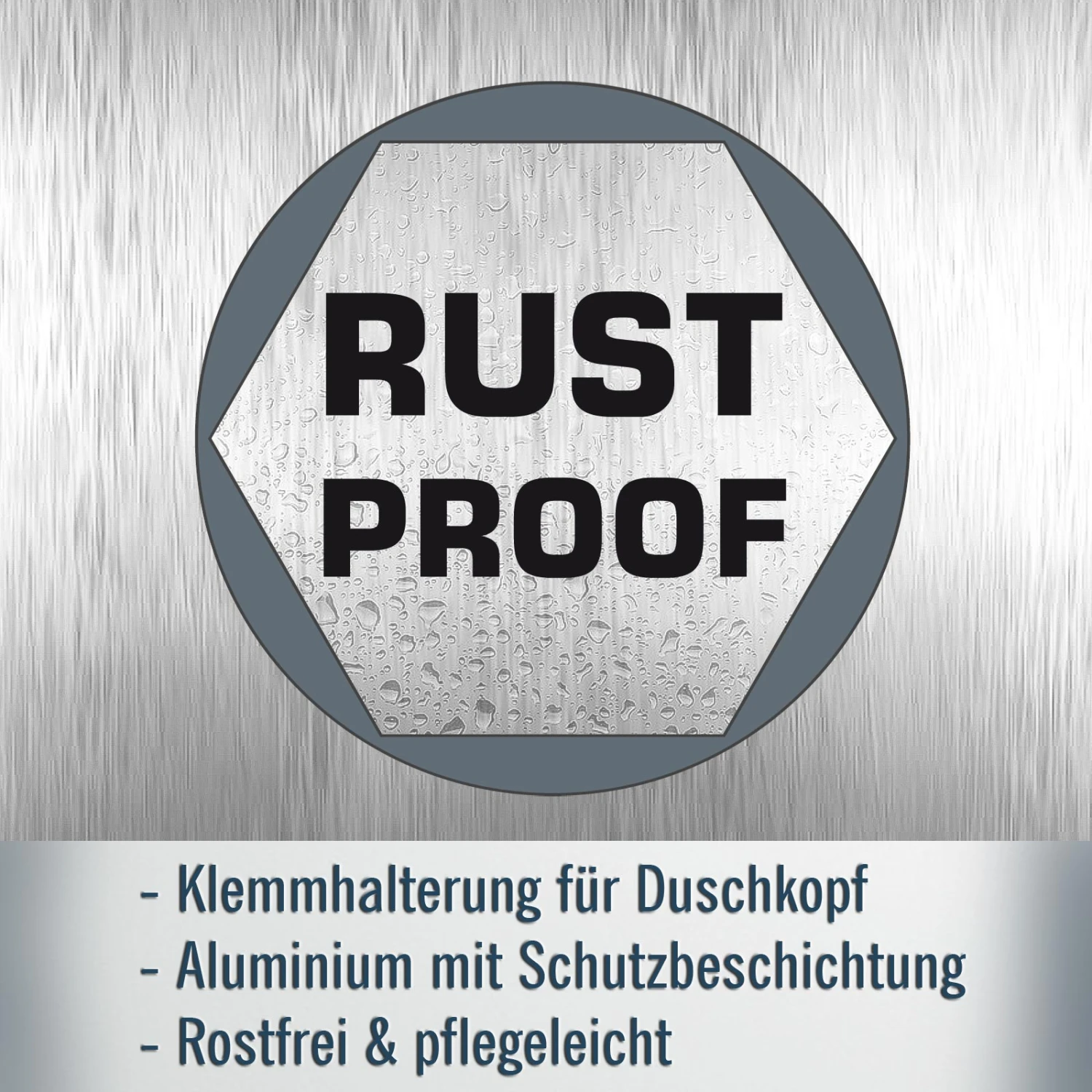 Hänge-Duschregal | Aluminium | 2 Ausführungen 9 Hänge-Duschregal | Aluminium | 2 Ausführungen – Bild 7