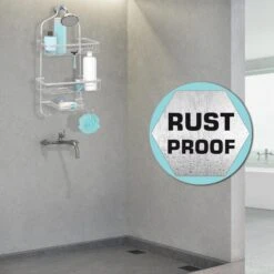 Hänge-Duschregal | Aluminium | 2 Ausführungen 16 Hänge-Duschregal | Aluminium | 2 Ausführungen -Floordirekt hange duschregal aluminium 2 ausfuhrungen 951694