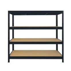 Weitspannregal | Schwerlastregal | Schwarz | Traglast Bis 1500 Kg 13 Weitspannregal | Schwerlastregal | Schwarz | Traglast Bis 1500 Kg -Floordirekt heavy rack black big