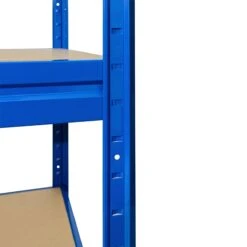Weitspannregal | Blau | Regal Für Keller & Werkstatt | Traglast Bis 1600 Kg 12 Weitspannregal | Blau | Regal Für Keller & Werkstatt | Traglast Bis 1600 Kg -Floordirekt heavy rack blue detail