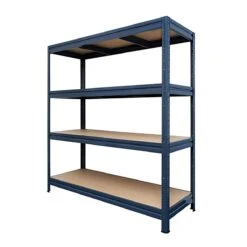 Weitspannregal | Schwerlastregal | Grau | Traglast Bis 1500 Kg 13 Weitspannregal | Schwerlastregal | Grau | Traglast Bis 1500 Kg -Floordirekt heavy rack grey