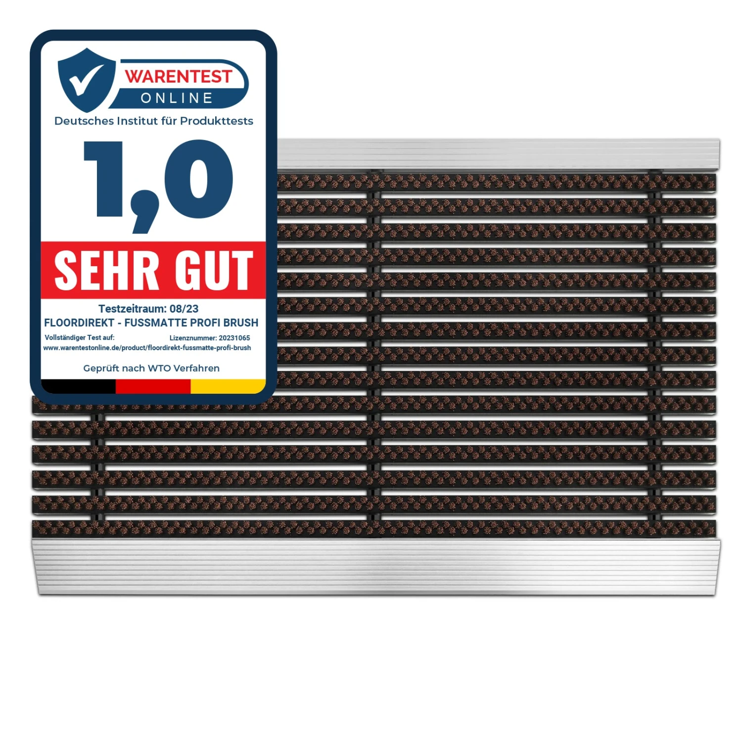 Fußmatte | Profi Brush | Schmutzfangmatte Mit Alu-Rahmen 14 Fußmatte | Profi Brush | Schmutzfangmatte Mit Alu-Rahmen – Bild 12