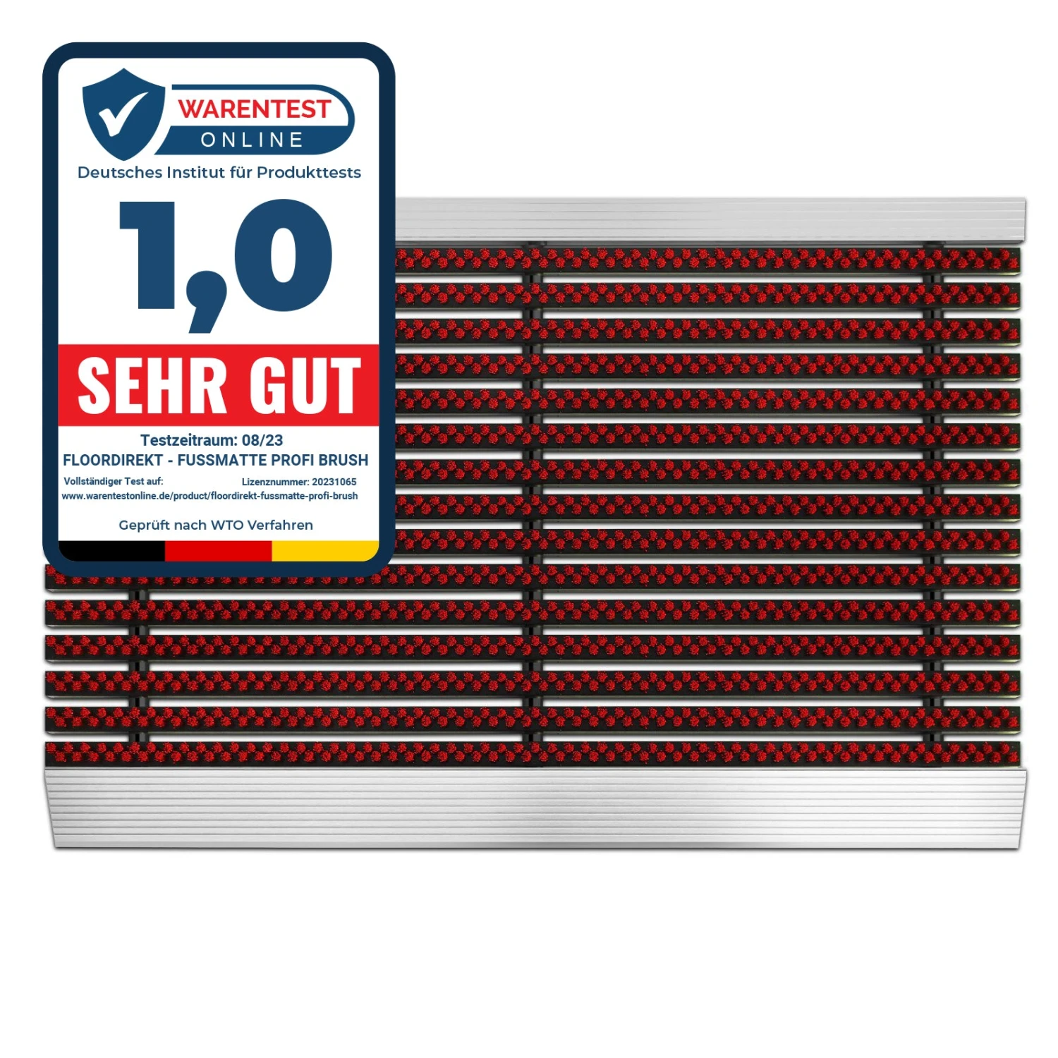 Fußmatte | Profi Brush | Schmutzfangmatte Mit Alu-Rahmen 9 Fußmatte | Profi Brush | Schmutzfangmatte Mit Alu-Rahmen – Bild 7