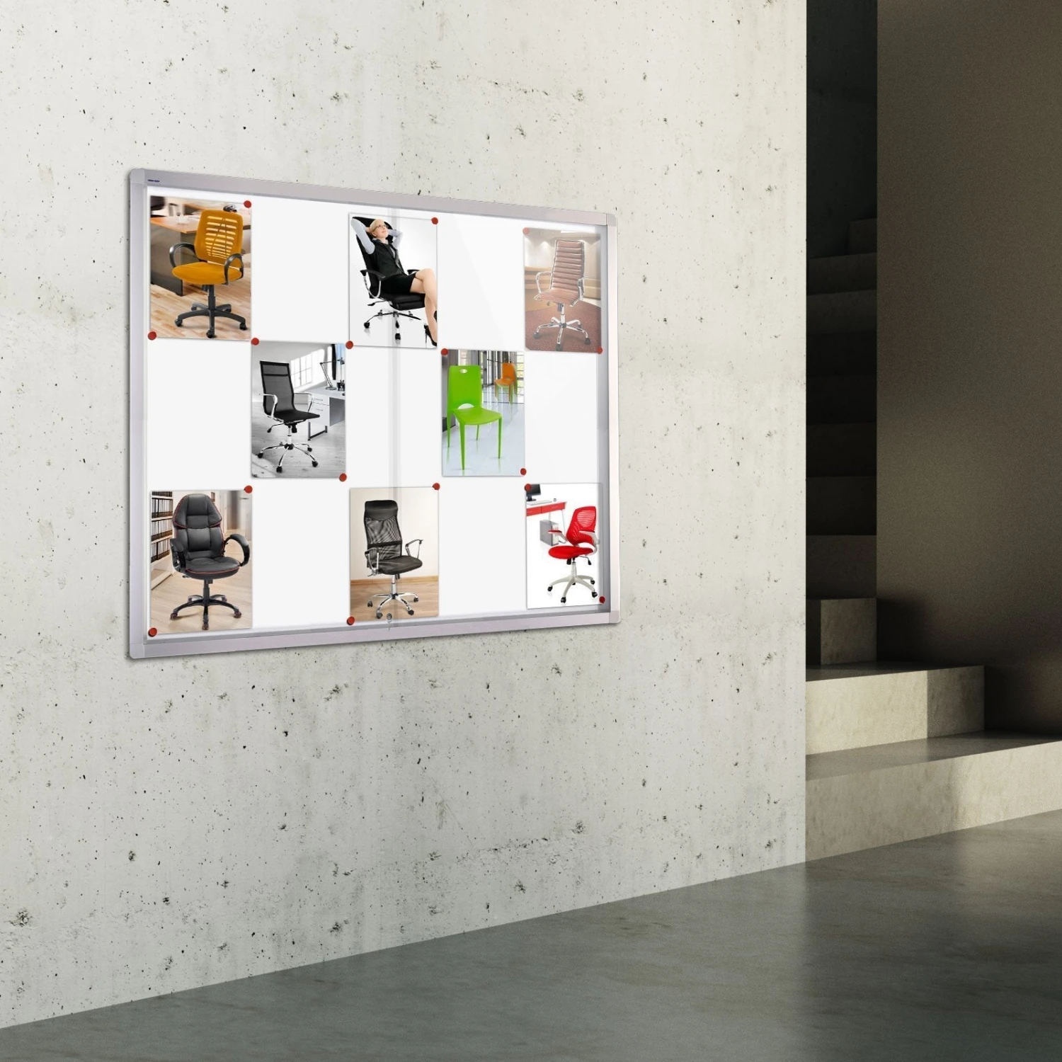 Innen-Schaukasten Mit Glas-Schiebetüren | Tiefe: 46 Mm | Metallrückwand 9 Innen-Schaukasten Mit Glas-Schiebetüren | Tiefe: 46 Mm | Metallrückwand – Bild 7