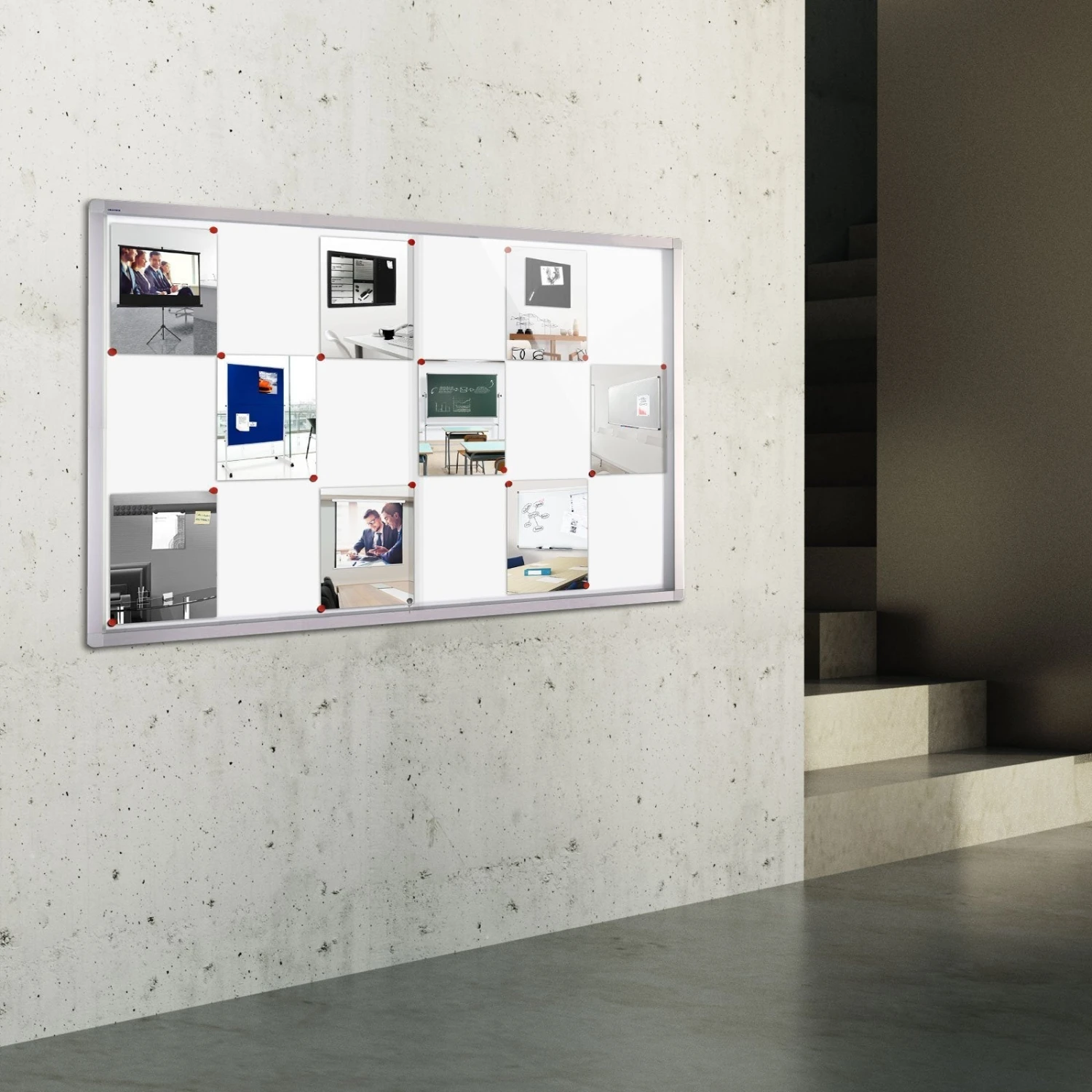 Innen-Schaukasten Mit Glas-Schiebetüren | Tiefe: 46 Mm | Metallrückwand 7 Innen-Schaukasten Mit Glas-Schiebetüren | Tiefe: 46 Mm | Metallrückwand – Bild 5