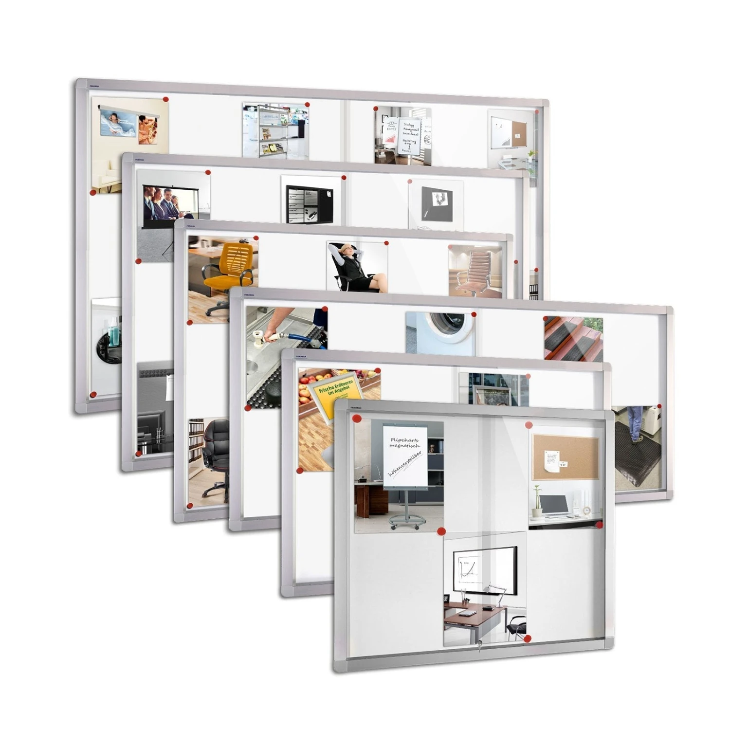 Innen-Schaukasten Mit Glas-Schiebetüren | Tiefe: 46 Mm | Metallrückwand 3 Innen-Schaukasten Mit Glas-Schiebetüren | Tiefe: 46 Mm | Metallrückwand