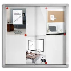 Innen-Schaukasten Mit Glas-Schiebetüren | Tiefe: 46 Mm | Metallrückwand 26 Innen-Schaukasten Mit Glas-Schiebetüren | Tiefe: 46 Mm | Metallrückwand -Floordirekt innen schaukasten mit glas schiebeturen tiefe 46 mm metallruckwand 9 grossen 949863