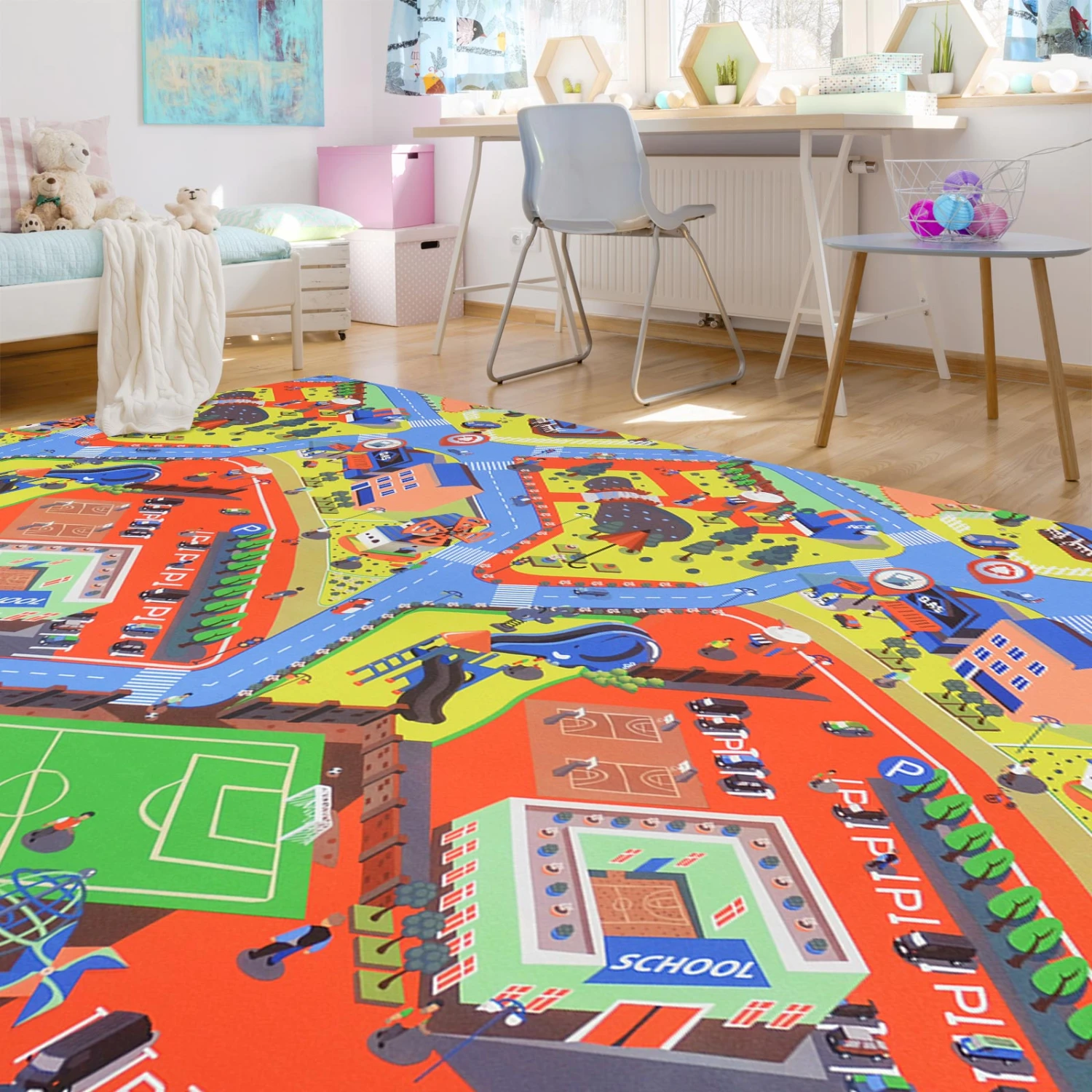 Kinderspielteppich | Campus | Individuell Einsetzbar 5 Kinderspielteppich | Campus | Individuell Einsetzbar – Bild 3