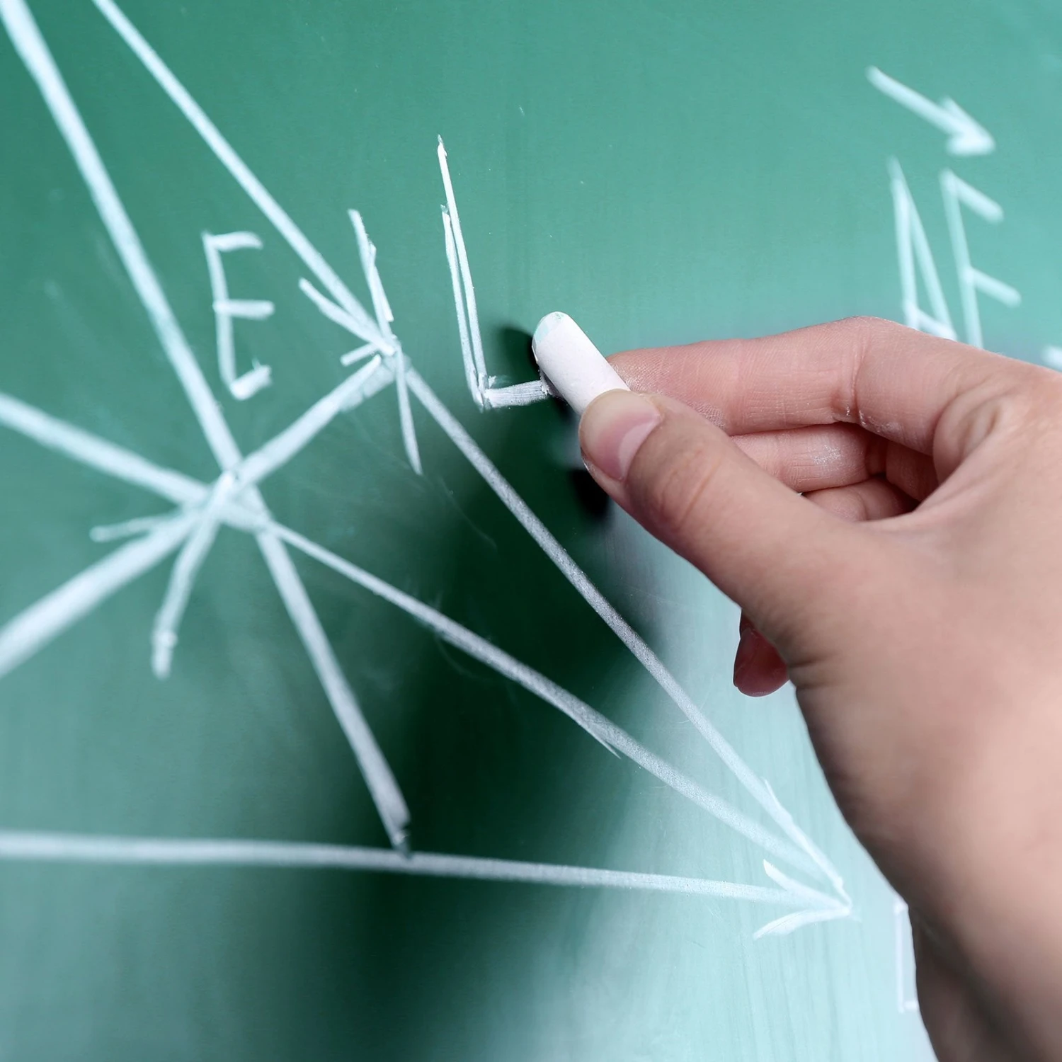 Kreidetafel Magnethaftend | Grün | Inkl. Ablageschale 6 Kreidetafel Magnethaftend | Grün | Inkl. Ablageschale – Bild 4