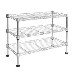 Küchenregal Leon | Tischregal | Verchromt | 3 Etagen