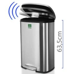 Mülleimer Dustin | Edelstahl | Mit Absenkautomatik | 30 Oder 50 Liter 18 Mülleimer Dustin | Edelstahl | Mit Absenkautomatik | 30 Oder 50 Liter -Floordirekt mulleimer dustin edelstahl mit absenkautomatik 30 oder 50 liter 994558