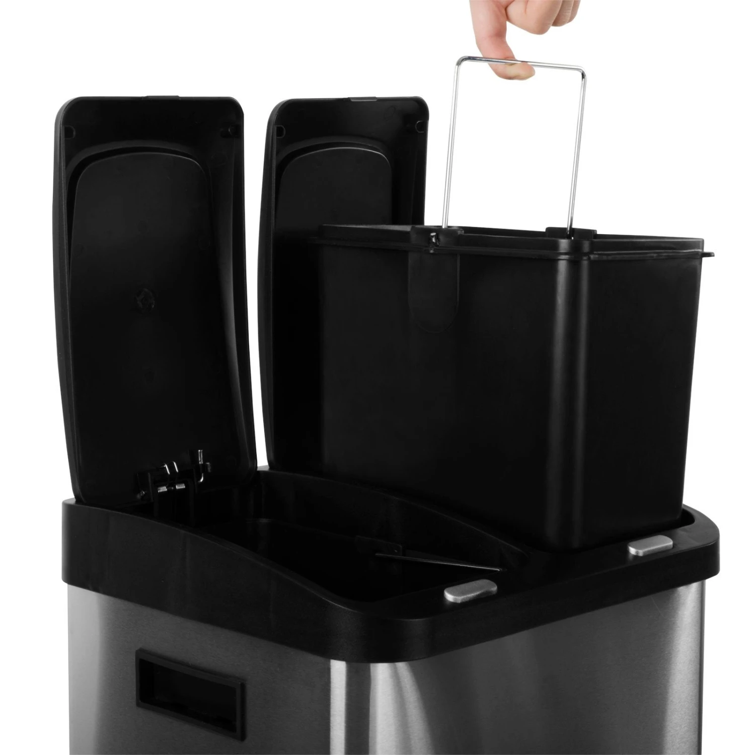 Mülleimer Dylan & James | Trennsystem | 2 Oder 3 Kammern 7 Mülleimer Dylan & James | Trennsystem | 2 Oder 3 Kammern – Bild 5