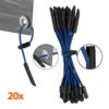 Multifunktionale Spanngummis Mit Haken | Planenspanner | 20er Set 1 Multifunktionale Spanngummis Mit Haken | Planenspanner | 20er Set -Floordirekt multifunktionale spanngummis mit haken 20er set 840617
