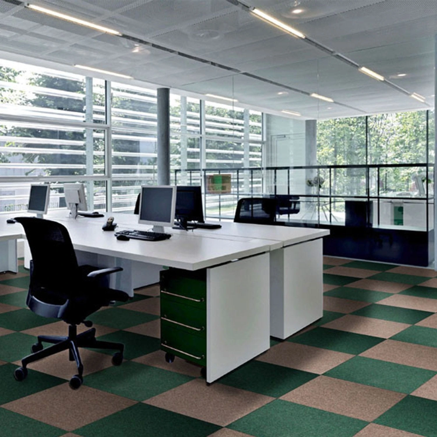 Nadelfilz-Teppichfliesen Jazz | Glatt | Selbstliegend | 50x50 Cm 13 Nadelfilz-Teppichfliesen Jazz | Glatt | Selbstliegend | 50x50 Cm – Bild 11