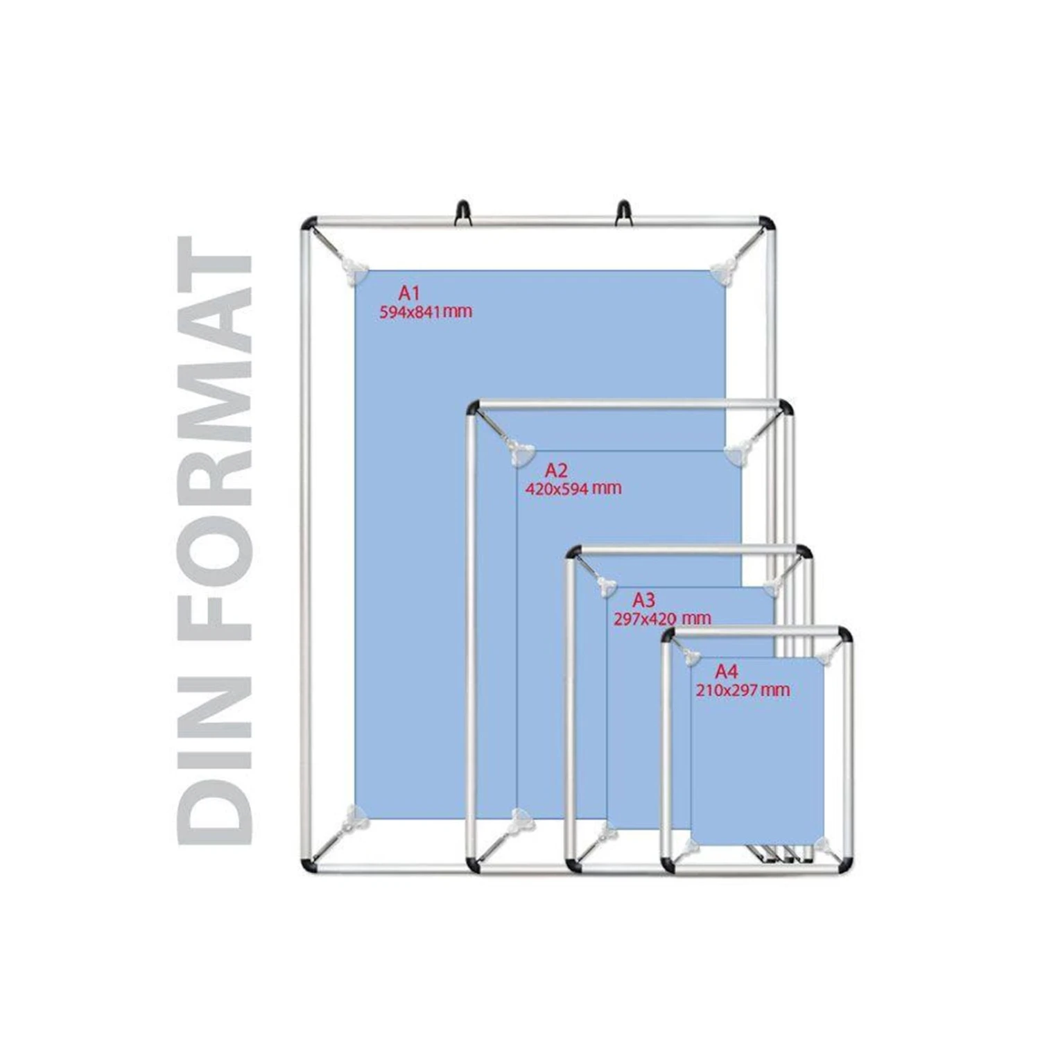 Posterhalter Stretch | Poster-Spannrahmen | Für Format DIN A1 Bis DIN A4 10 Posterhalter Stretch | Poster-Spannrahmen | Für Format DIN A1 Bis DIN A4 – Bild 8