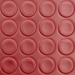 PVC-Bodenbelag | Big Button | Verschiedene Farben | Stärke: 2mm 36 PVC-Bodenbelag | Big Button | Verschiedene Farben | Stärke: 2mm -Floordirekt pvc bodenbelag big button verschiedene farben starke 2mm Dunkelrot 1