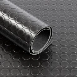 PVC-Bodenbelag | Big Button | Verschiedene Farben | Stärke: 2mm 25 PVC-Bodenbelag | Big Button | Verschiedene Farben | Stärke: 2mm -Floordirekt pvc bodenbelag big button verschiedene farben starke 2mm Schwarz