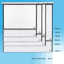 Bildleinwand | Zur Aufstellung Auf Dem Boden | Stufenlos Höhenverstellbar 25 Bildleinwand | Zur Aufstellung Auf Dem Boden | Stufenlos Höhenverstellbar -Floordirekt rolloleinwand zur befestigung an der wand 8 grossen 160754