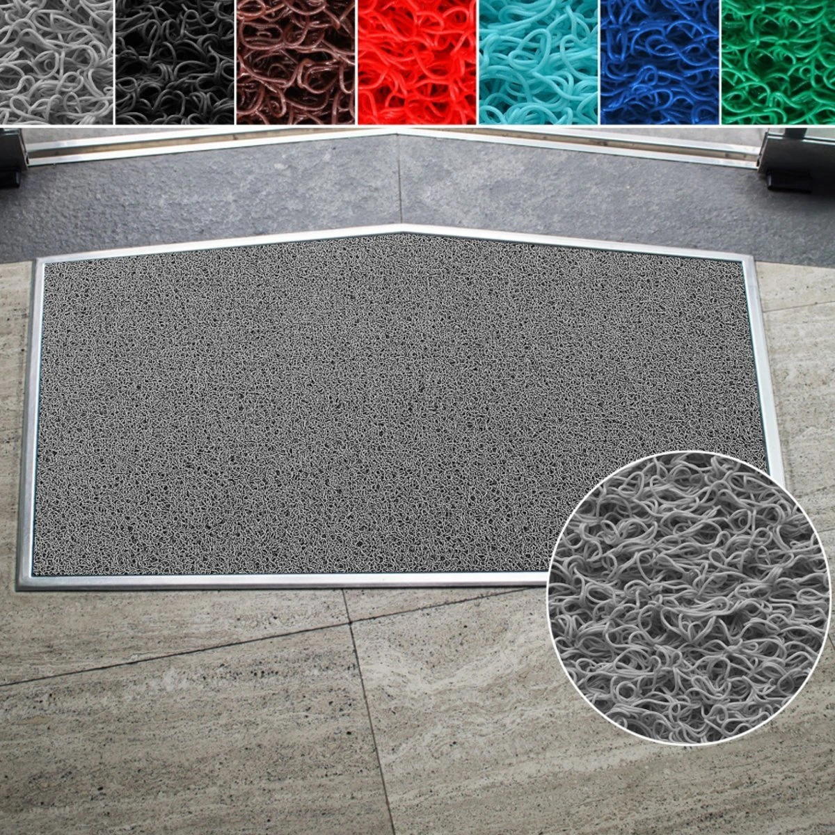 Schlingenmatte | Fußmatte Für Bodenvertiefungen | Rutschfest | Breite 120 Cm 4 Schlingenmatte | Fußmatte Für Bodenvertiefungen | Rutschfest | Breite 120 Cm – Bild 2