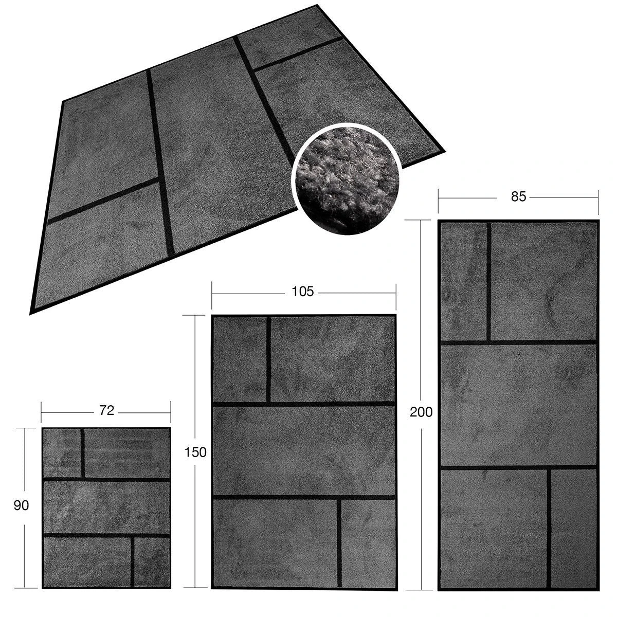 Schmutzfangmatte Geo | Für Alle Eingangsbereiche | Rutschfest 11 Schmutzfangmatte Geo | Für Alle Eingangsbereiche | Rutschfest – Bild 9