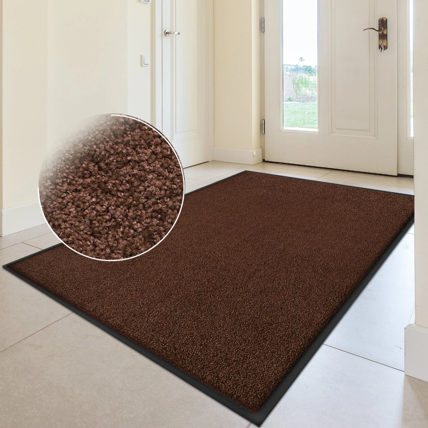 Schmutzfangmatte SKY Color | Farbiger Gummirand | Für Innen Und Außen 14 Schmutzfangmatte SKY Color | Farbiger Gummirand | Für Innen Und Außen – Bild 12