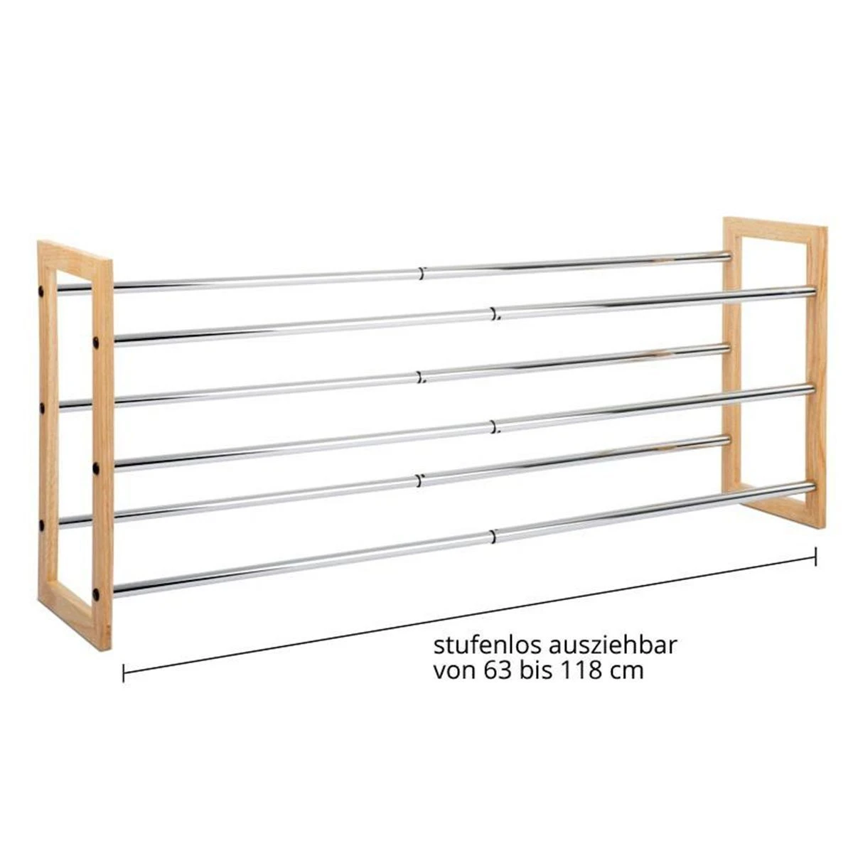 Schuhregal | Allen | Ausziehbar | Individuell Anpassbarer Schuhständer 5 Schuhregal | Allen | Ausziehbar | Individuell Anpassbarer Schuhständer – Bild 3