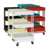 Servierwagen Carrello | 3 Fächer | Vielseitig Anwendbar -Floordirekt servierwagen carrello 3 facher viele farben 958430