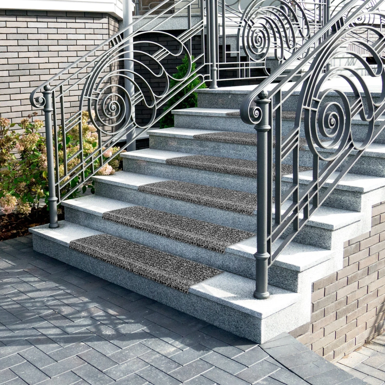 Sicherheits-Stufenmatte Für Außenbereiche | Grau Oder Braun 3 Sicherheits-Stufenmatte Für Außenbereiche | Grau Oder Braun