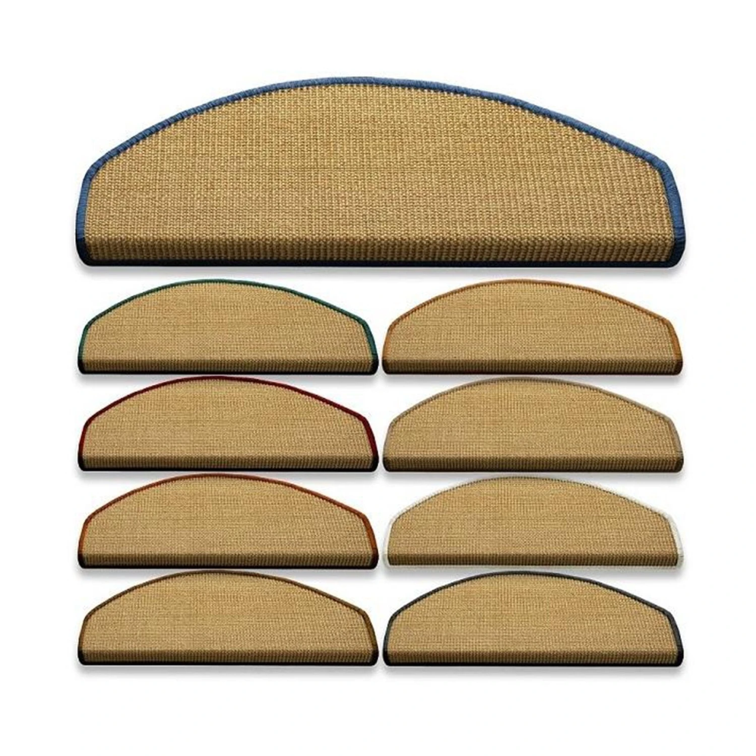 Sisal-Stufenmatte | Salvador Natur | Mit Kettelung In Wunschfarbe 4 Sisal-Stufenmatte | Salvador Natur | Mit Kettelung In Wunschfarbe – Bild 2